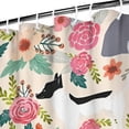 thumbnail image 3 of Chihuahua Dog and Flower Shower Curtain 72"x72" ,Bathroom Decorative Shower Curtains Set with 12 Hooks,Modern Waterproof Washable Shower Curtain, 3 of 6