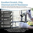 thumbnail image 6 of Rust Bullet - DuraGrade Color - Ultra Low VOC- Metallic Gray Rust Inhibitor Paint - Industrial Strength Protective Coating UV Resistant - 5 Gallons, Metallic Gray, 6 of 7