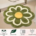 thumbnail image 4 of CHUANK Super Soft Flocking Plush Floor Mat Living Room Non-Slip Carpet Sofa Bedside Rugs Baby Crawling Mat Doormat, 4 of 7