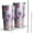 Pink Butterfly Flower-1, variant on 30oz Purple Lavender Butterfly Scene Tumblers Stainless Steel Tumbler with Lid and Straw,Vacuum Insulated Double Wall Travel Tumbler Cups Mug with Cleaning Brush for Coffee,Tea
