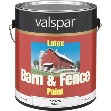 Valspar Latex Paint & Primer In One Flat Barn & Fence Paint