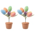 thumbnail image 1 of 2 piezas de adornos de jardín para fiesta de Pascua, novedosos huevos de Pascua, decoración de bonsái, recuerdo de fiesta de Pascua, 1 of 5