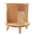 thumbnail image 4 of 360 Degree Rotating Bookcase 1-Tier Storage Rack Unique Display Bookshelf Silent, 4 of 11
