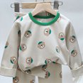 thumbnail image 4 of Gerichy Toddler Boys Girls Pajamas Set Long Sleeve Pjs Baby Kids Sleepwear Cotton Warm Winter Jammies Casual Homewear 6M-9T, 4 of 5