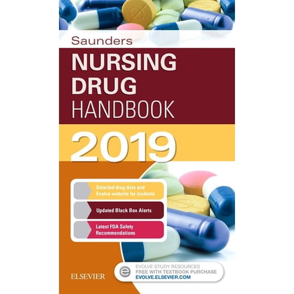 Pre-Owned Saunders Nursing Drug Handbook 2019 (Paperback) 032360885X 9780323608855