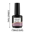 JoKKnny Nail Polish Shiny Top Coat, Long Lasting, GelLike Formula Nail