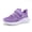 Light Purple, variant on Lixiuxyad Girls Tennis Shoes Kids Lightweight Breathable Sneakers Lace-up Running Athletic Shoes For Outdoor School Sizes 2.5(Big Kid 34)