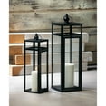 thumbnail image 2 of Zingz & Thingz 17" Black Solid Contemporary Geometric Candle Lantern, 2 of 4