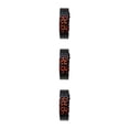 thumbnail image 3 of Seitruly Hombres europeos y americanos Reloj LED Relojes Amistad Amistad Reloj de Cadena completa Decoración Rojo Type1 NO1, 3 of 6