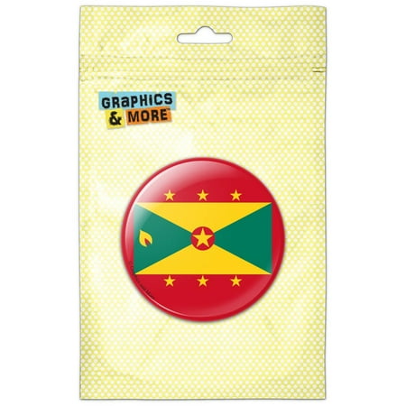 Grenada National Country Flag Refrigerator Button Magnet