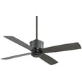 thumbnail image 2 of 4 Blade Ceiling Fan With Light Kit-18 Inches Tall And 52 Inches Wide-Smoked Iron Finish Minka Aire Fans F734l-Si, 2 of 6