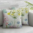 thumbnail image 3 of Fenyluxe  Spring Pillow Covers ,Floral Butterfly Decorations Seasonal Summer Farmhouse Pillow Case Decor for Sofa Couch  24x24in, 3 of 5
