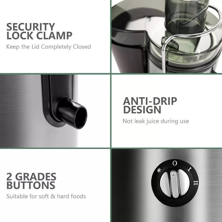 SUGIFT Electric Juicer Centrifugal Juicer Extractor 2 Speed, for