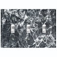 thumbnail image 1 of Metal Light Switch Plate Outlet Cover (Image of Marble Black MAR002), 1 of 14