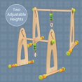 thumbnail image 4 of Juguetes constructivos Play Gym de madera dura para bebés de 0 a 12 m, 4 of 7