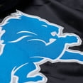 thumbnail image 6 of Men's Mitchell & Ness  Black Detroit Lions Downtown Satin Full-Snap Hooded Jacket, 6 of 6
