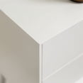 thumbnail image 3 of Pemberly Row Mid Century Modern 2-Drawer Bedroom Nightstand in White, 3 of 14