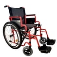 thumbnail image 1 of Silla de Ruedas Todo Terreno Eko-Mobility Plegable Descansa Pies Roja, 1 of 5