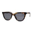 thumbnail image 1 of Womens Oversize Cat Eye Horn Rim Diva Sunglasses Tortoise Black, 1 of 4