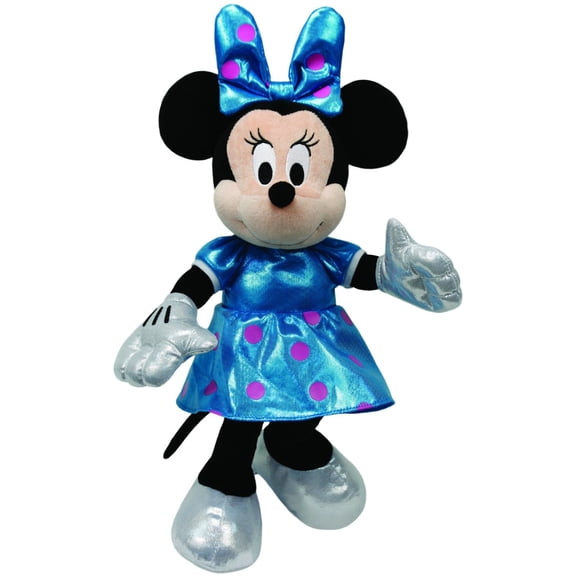 Ty Beanie Babies Minnie Teal Sparkle Plush