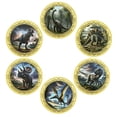 thumbnail image 1 of Set de monedas Ecos de la era de los dinosaurios con 6 monedas raras, 1 of 5