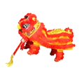 thumbnail image 4 of Dualoai Chinese New Year Marionette Lion Toy, Spring Festival Decor Toy w/ Strings & Rod Yellow Red, 4 of 9
