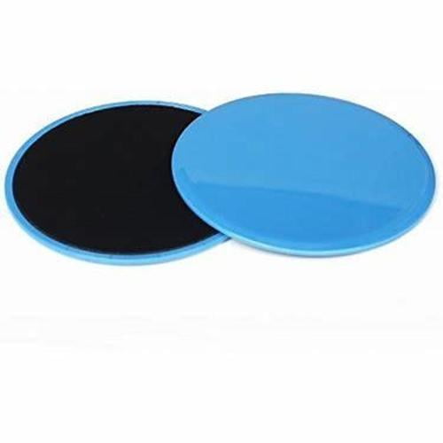 Aesthetics Box Gliding Discs Exercise Sliders for Fitness - Blue/Black