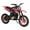 Red-35KM/H, variant on Dapmiu Mini Dirt Bike for Teens - 49CC 2-Stroke Engine 40KM/H Max Speed, 1.8L Fuel Tank & High Carbon Steel Frame Red