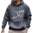thumbnail image 1 of Gibobby Sudadera para Hombre chándal con bolsillo(Gris oscuro,XG), 1 of 4