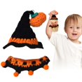 thumbnail image 2 of ​​LYINGF Handmade Knitted Witch Pumpkin Outfit for 17cm Dolls - Artisanal Costume Set with Vintage Style, Detailed Doll Dress-Up Collection for Themed Displays​​, 2 of 4