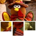 thumbnail image 3 of Stuffed Turkey Doll Home Decor Thanksgiving Plush Turkey Decor Toy Festivals Celebration Great Gift for Family Female turkey, 3 of 9