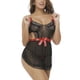 thumbnail image 3 of Encantadora ropa de dormir de encaje para mujer Vestido de malla Perspectiva Lencería Ropa de dormir hueca kenally  XX000156-03, 3 of 7