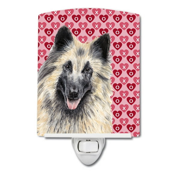 Belgian Tervuren Love Valentine's Ceramic Night Light