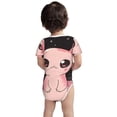 thumbnail image 2 of Rocae Cute Axolotl Sakura Blossoms B for Baby Cotton Short-Sleeve Bodysuits for Unisex Onesies Bodysuit-3 Months, 2 of 7