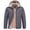 Dark Grey, variant on Men's Puffer Jacket Hooded Sherpa Lined Water Resistant Windproof Insulated Jacket Warm Winter Puffy Coat