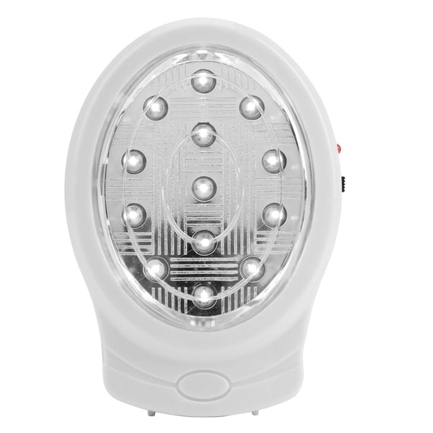 Lámpara de Luz de Emergencia LED Recargable con Enchufe US para Hogar Automática en Fallos de Alimen