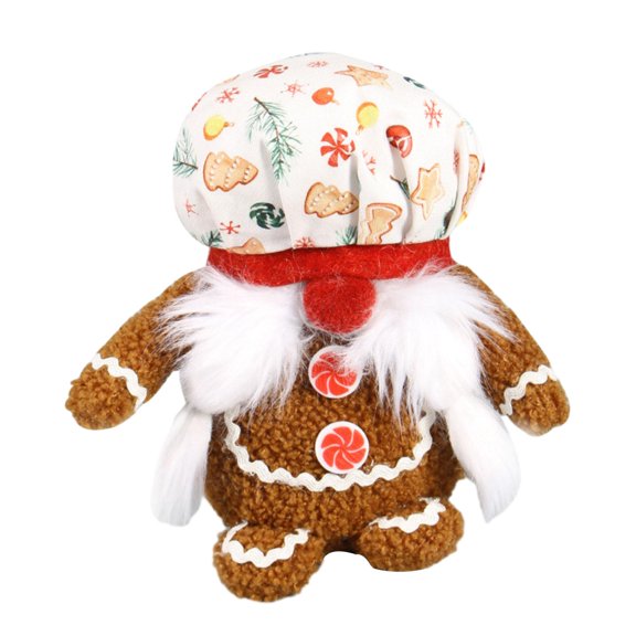 yotijay Faceless Gingerbread Man Doll Faceless Doll Gnomes Figurines Christmas Decor for A