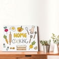 thumbnail image 4 of Naloa Home Cooking Print Canvas Picture,Wall Pictures, Modern Decorative Poster,Art Prints for Bedroom, Toilet, 40 x 30 cm, Built-in Wooden Frame, 4 of 6