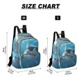 thumbnail image 3 of JIALIOU Mini Backpack Purse for Women Quilted Casual Daypack Small Travel Shoulder Bag, Shark with Sunglasses, 3 of 7