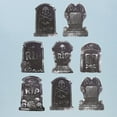 thumbnail image 3 of 8 Pcs Halloween Simulation Tombstone Skull Head Haunted House Stone Prop Horror Chamber Scene Layout Tombstone Random Style, 3 of 4