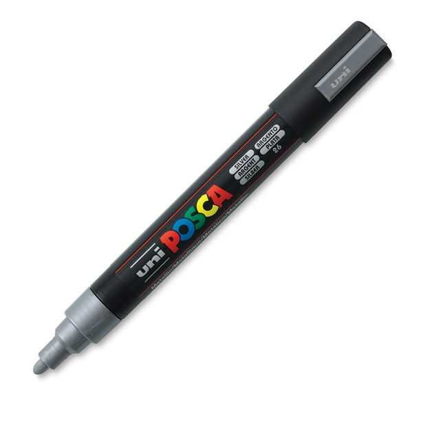 UniPosca Paint Marker Black, Bullet Tip, 2.5 mm