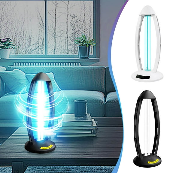 Xihbxyly Lámpara de Escritorio Uvc, 38 W de Potencia, Temporizador de 3 Velocidades, Control Remoto Inalámbrico, Desinfecta Sin Químicos, Amplia Cobertura, Ideal para Casa, Oficina, Hotel y Escuela,
