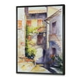 thumbnail image 3 of Designart 'Idyllic and Rustic Italian VIllage' Country Framed Canvas Wall Art Print, 3 of 5