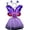 Purple, variant on Xmyrz Toddler Girls' Dresses Vacation Dresses Performance Relaxed Role Play Tutu Dress Carnival Long Sleeve Casual Dresses Cute Dresses