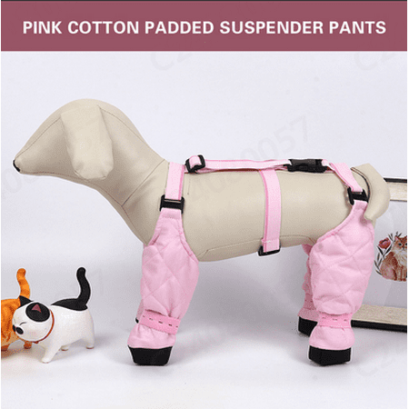 cuyhtdup Foot Cushions Dog Paw Boot Leggings Suspender Boots For Dogs Leggings Dog Shoes For Paw Protection Dirty-Proof Fall Dog Boot Leggings For Winter Outdoor