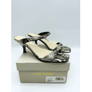 Marc Fisher Strappy Heeled Sandals- Gayna, WHITE MULTI, US 8.5M