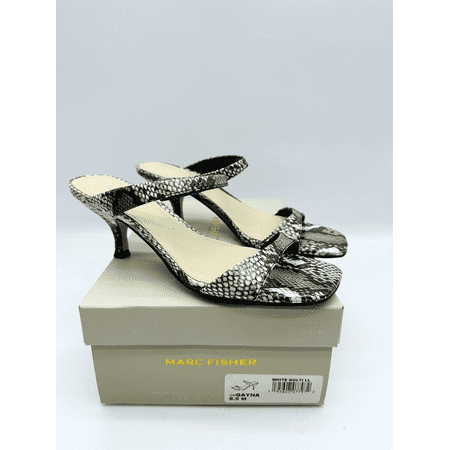 Marc Fisher Strappy Heeled Sandals- Gayna, WHITE MULTI, US 8.5M