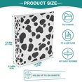 thumbnail image 3 of FORMRS 3 Ring Binder 1.5 inch with Pockets Set of 2 Clip Board 200 Sheets Capacity, Cow Spots, 3 of 8