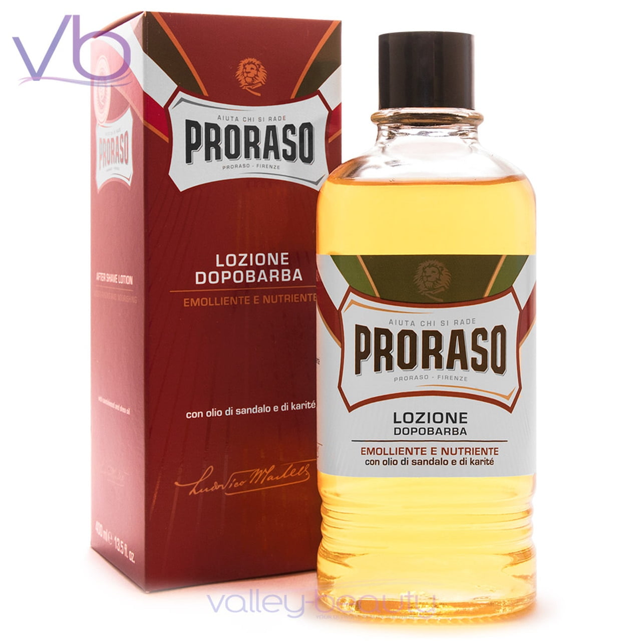 Proraso Red After Shave Lotion With Sandalwood And Shea Butter 400ml