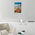 thumbnail image 5 of Room Decor 1pc Coastal Beach Seashell Design Iron Metal Tinplate Picture, 8x12inch Wall Art for Home, Office, Bar, Cafe, Hotel, Billiard Room Decor, 5 of 7